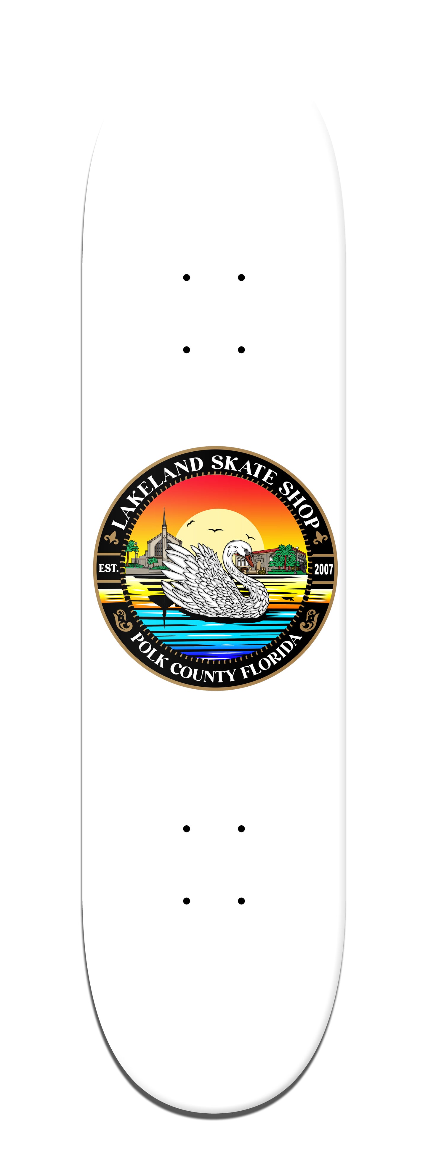 LSS (White) Logo Deck