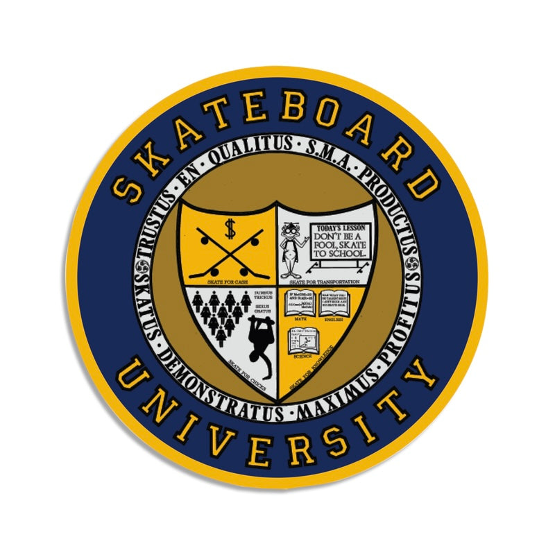 Skateboard University Sticker
