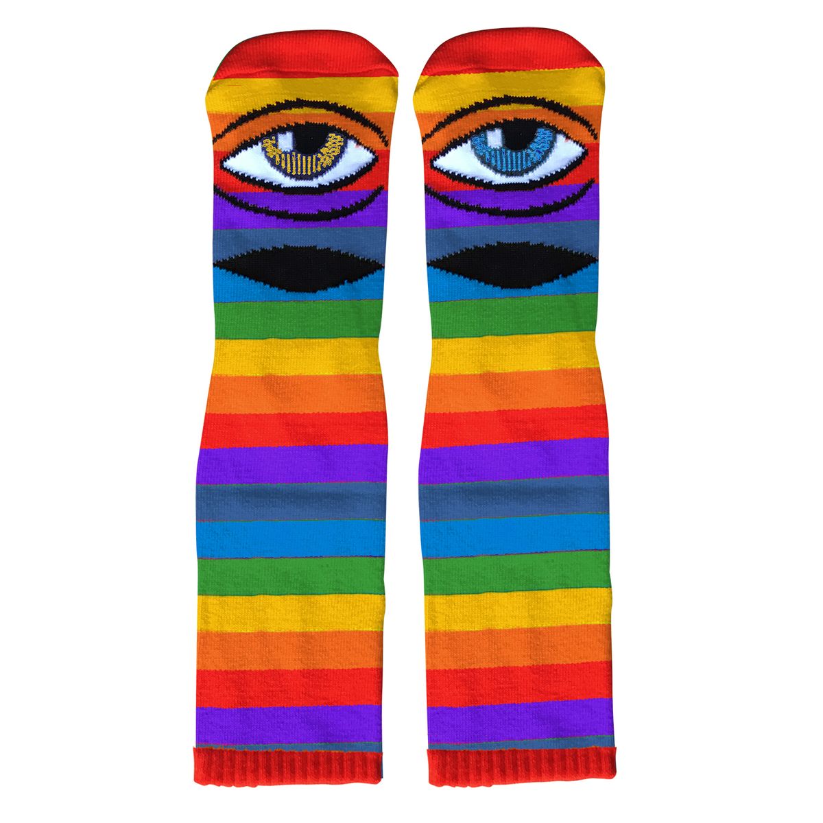 Rainbow Sect Eye Socks￼