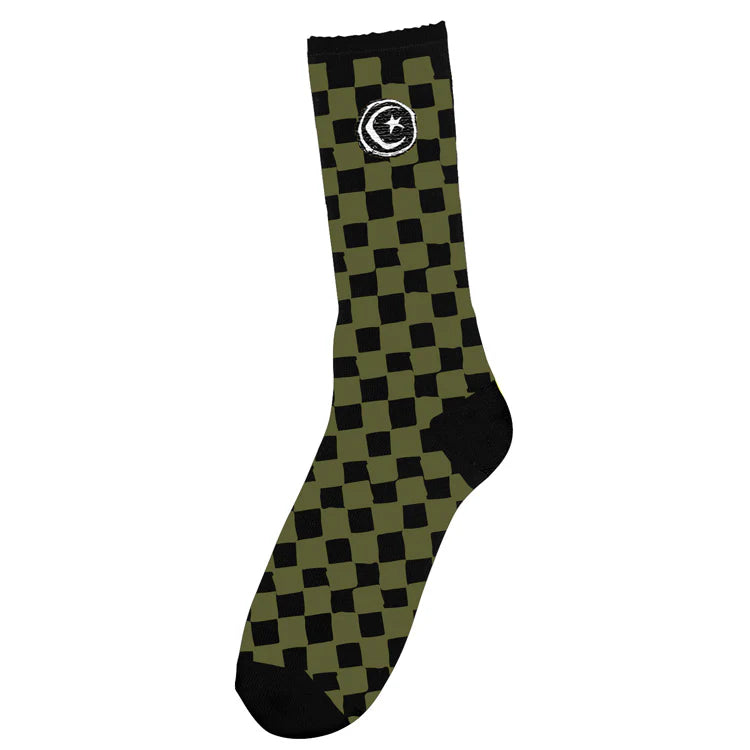 Star & Moon Checkers Socks