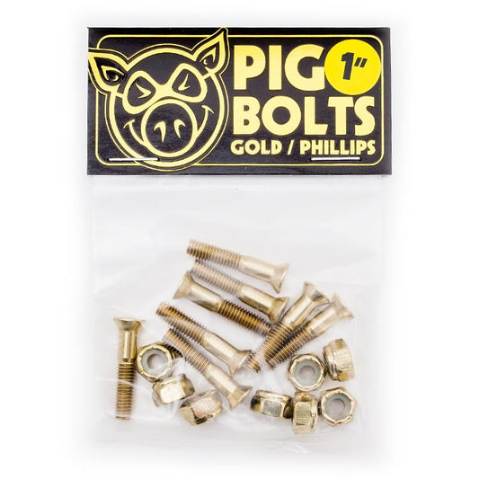 Gold Phillips Bolts
