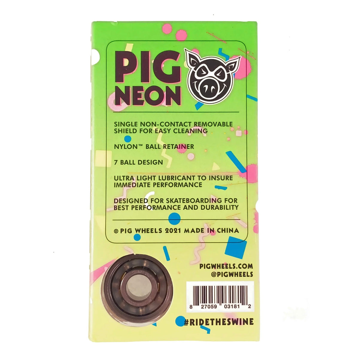 Pig Neon Bearings