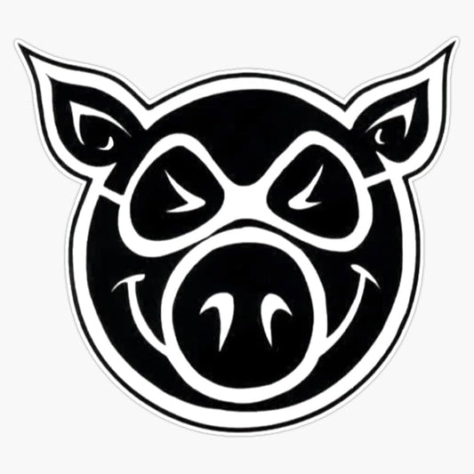 Pig Head Sticker