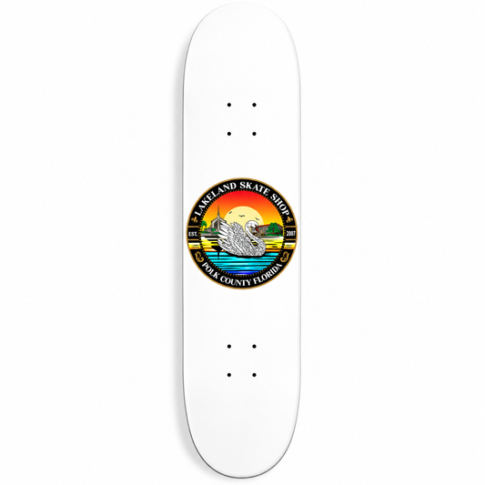 LSS (White) Logo Deck